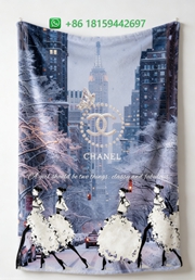 Chanel Throw Blankets